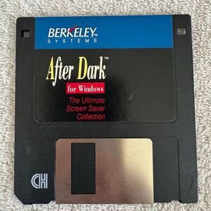 Berkeley Systems After Dark for Windows 3.5” Floppy Disk Untested 1990